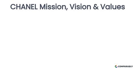 chanel mission and vision statement